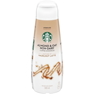 Starbucks Rehausseur De Café Starbucks Amande Et Avoine Latte À La Noisette 828 ml, 0,91 $/100ml