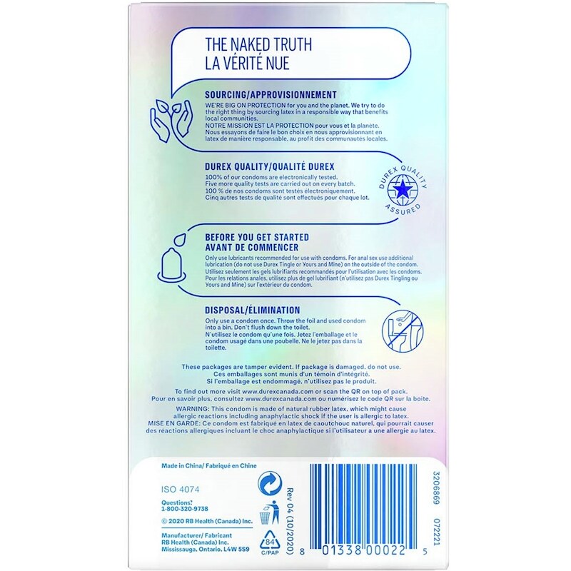 Invisible Extra Large Ultra-Thin Latex Condoms