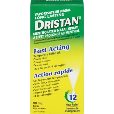 Dristan À Effet Prolongé Au Menthol Vaporisateur Nasal 30 ml, 34,97 $/100ml