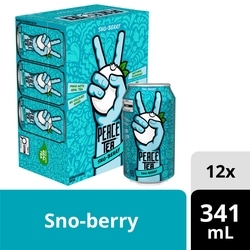Peace Tea Iced Tea Sno-berry Cans - 12x341.0 ml | Zehrs