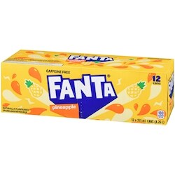 FANTA Soda Pineapple Fridgepack Cans - 12x355.0 ml | Zehrs