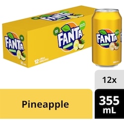 FANTA Soda Pineapple Fridgepack Cans - 12x355.0 ml | Zehrs