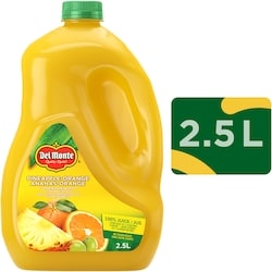 Del Monte Mélange de jus ananas-orange 2.5 l, 0,34 $/100ml