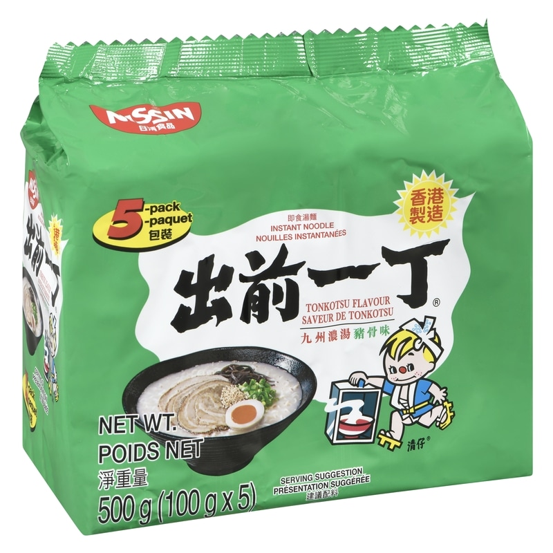 Instant Noodle With Soup Base Demae Ramen Artificial Pork Flavour