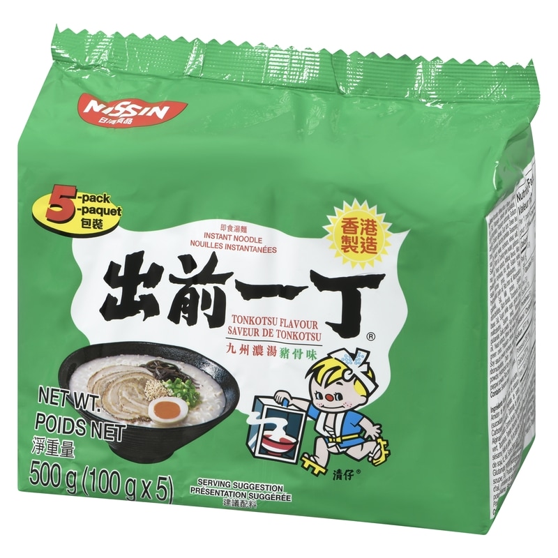 Instant Noodle With Soup Base Demae Ramen Artificial Pork Flavour
