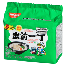 Nissin Instant Noodle With Soup Base Demae Ramen Artificial Pork