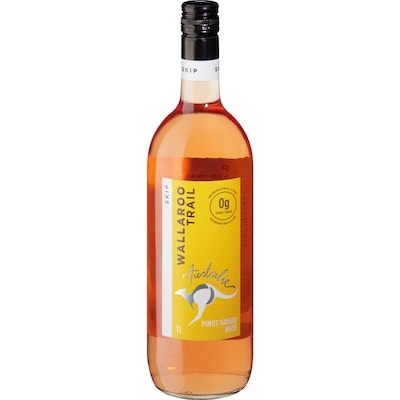 Wallaroo Trail Skip Rosé Wine Pinot Grigio Rosé (ID required at pick-up) 1000 ml, $1.66/100ml