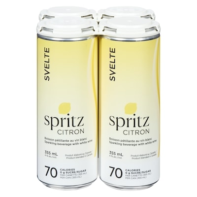 null Spritz Sparkling Beverage With White Wine Citron (ID required at pick-up) 4x355.0 ml, $1.03/100ml