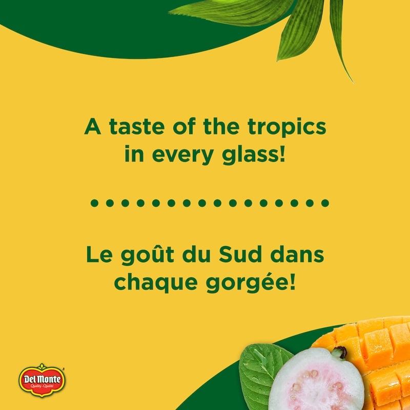 Guava-Mango Fruit Juice Cocktail Blend