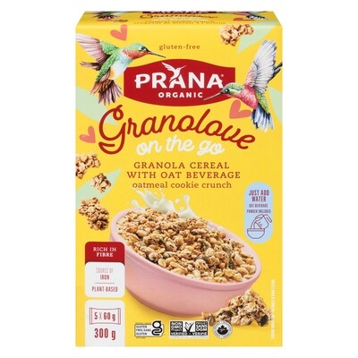 Prana GRANOLOVE on the go – oatmeal cookie 300 g, $2.66/100g