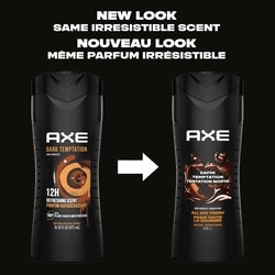 Axe Body Wash for Long Lasting Freshness, Dark Temptation - 473 ml
