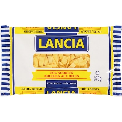 Lancia Egg Noodles Extra Broad 375 g, $1.01/100g