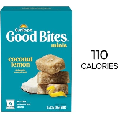 SunRype Mini bouchées de noix de coco au citron Good Bites MINIS 92 g, 4,89 $/100g