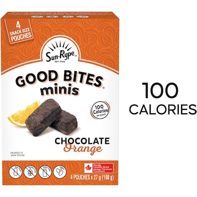 SunRype Good Bites MINIS Chocolate Orange MiniBites 108 g, $4.62/100g