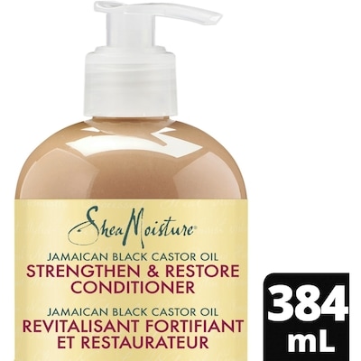 Shea Moisture Strengthen & Restore conditioner Jamaican Black Castor Oil with Shea Butter, 384 ml, $3.90/100ml