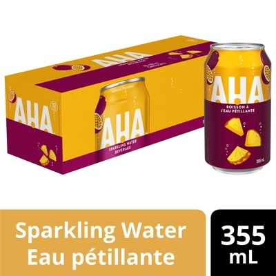 AHA Seltzer Ananas + Fruit de la Passion Fridge Pack Cannettes 12x355.0 ml, 0,16 $/100ml