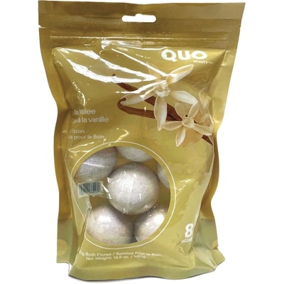 Quo Beauty Crème à la vanille bombs pour le bain 1 ea, 7,00 $/1ch