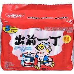 Nissin Instant Noodle With Soup Base Demae Ramen Sesame Oil Flavour 500 g, $0.80/100g