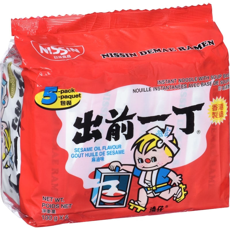 Instant Noodle With Soup Base Demae Ramen Sesame Oil Flavour
