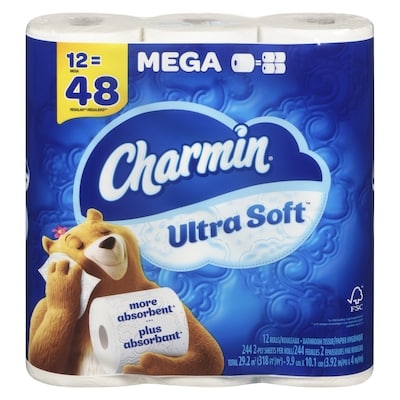Charmin Bathroom Tissues,12=48 12 ea, $1.83/1ea