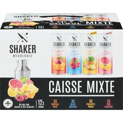 null Boisson de malt alcoolisée caisse mixte (Pièce d’identité requise au moment du ramassage) 12x355.0 ml, 0,61 $/100ml