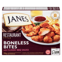 Janes BBQ Chickens Bites 710 g, $2.67/100g