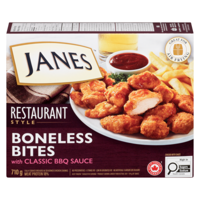 Janes BBQ Chickens Bites 710 g, $2.39/100g
