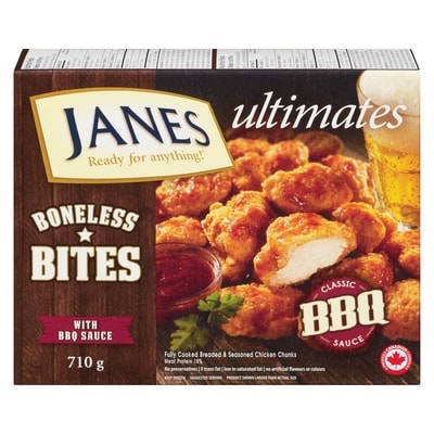 Janes BBQ Chickens Bites 710 g, $2.67/100g