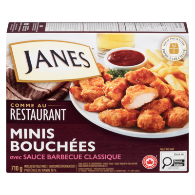 Janes Janes ultimes bouchees sans os barbeque 710 g, 2,54 $/100g
