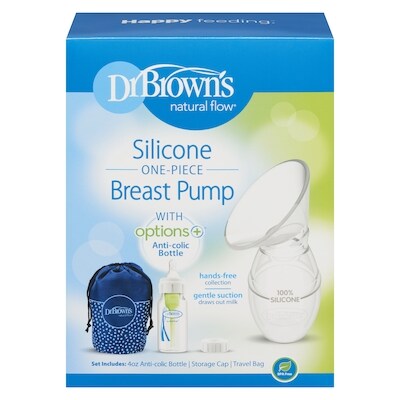 Dr Brown's Silicone One-Piece Breast Pump With 4Oz Bottle 1 ea, $17.99/1ea