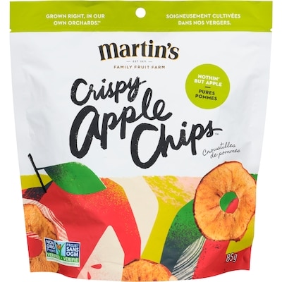 Martin's Family Fruit Farm Nothin' But Apple Crispy Apple Chips 85 g, $4.46/100g