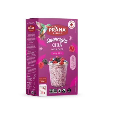 Prana Overnight Chia - Berry Fairy 250 g, $3.20/100g