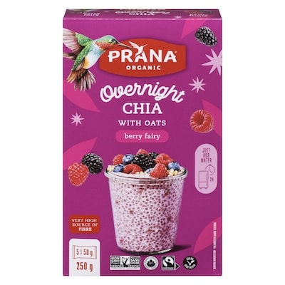 Prana Overnight Chia Berry 250 g, $3.20/100g