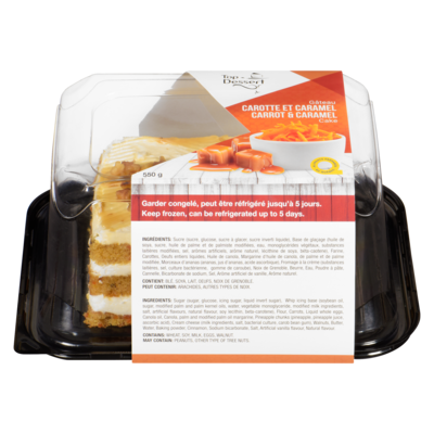 null Carrot & Caramel Cake 550 g, $2.45/100g