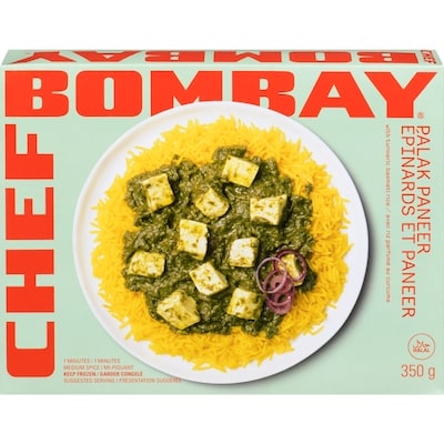 Chef Bombay Palak Paneer 350 g, $1.71/100g