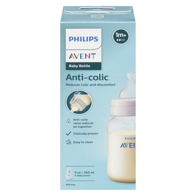 Philips Baby Bottle Anti-Colic 260 Ml 1M+ 1 ea, $11.99/1ea