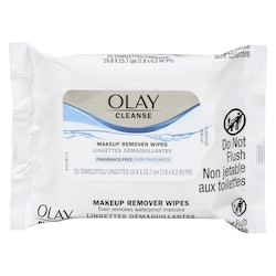 Olay Cleanse, Lingettes démaquillantes, sans parfum, 25 lingettes 25 ea, 0,42 $/1ch