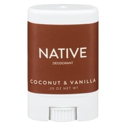 Travel Size Natural Deodorant, Coconut and Vanilla, Aluminum Free