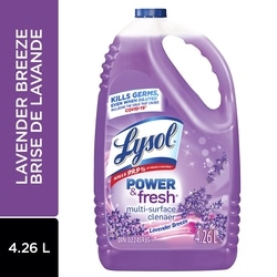 Lysol All Purpose Cleaner, Pour, Lavender, Multi Surface Cleaner 4.26 l, $0.28/100ml
