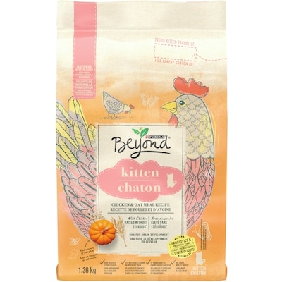 Purina Beyond Kitten Chicken & Oat Meal Recipe, Dry Kitten Food 1.36 kg, $1.32/100g