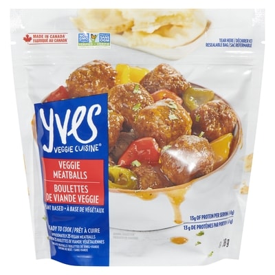 Yves Veggie Meatballs 352 g, $1.99/100g