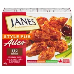 Janes Style pub ailes bbq audacieux 660 g, 2,12 $/100g