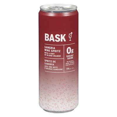 BASK Sparkling Wine Beverage Sangria Wine Spritz (ID required at pick-up) 355 ml, $1.14/100ml