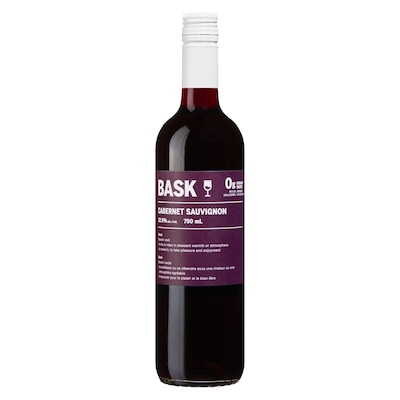 BASK Red Wine Cabernet Sauvignon (ID required at pick-up) 750 ml, $1.92/100ml