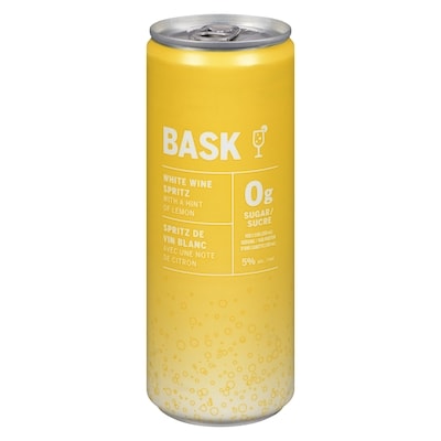 BASK Sparkling Wine Beverage White Wine Spritz (ID required at pick-up) 355 ml, $1.14/100ml