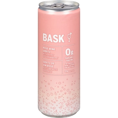 BASK Sparkling Wine Beverage Rosé Wine Spritz (ID required at pick-up) 355 ml, $1.14/100ml