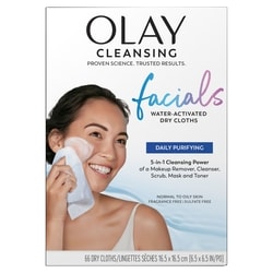 Life Brand 3-In-1 Facial Cleansing Wipes, With Cucumber Extract