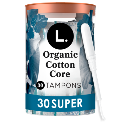 L. Tampons Super Absorbency, Made with Organic Cotton, 30 CT 30 ea, $0.52/1ea