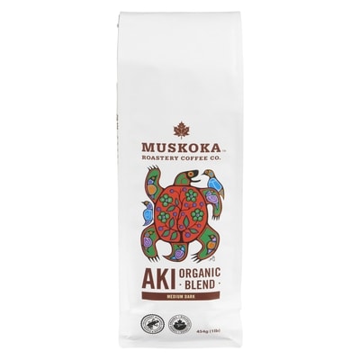 Muskoka Roastery Coffee Co Aki Organic Blend Medium Dark 454 g, $5.50/100g