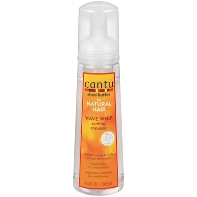 Cantu Mousse bouclante Wave Whip au beurre de karité pour cheveux naturels 248 ml, 7,46 $/100ml